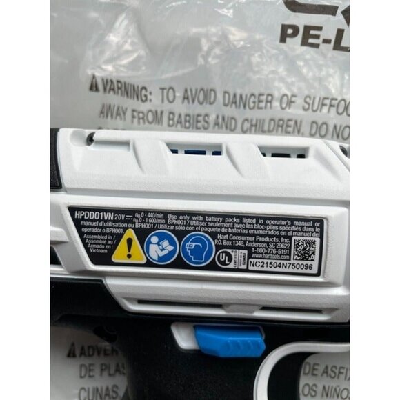 20v Hart 1/2" Drill Driver TOOL ONLY - Picture 4 of 4